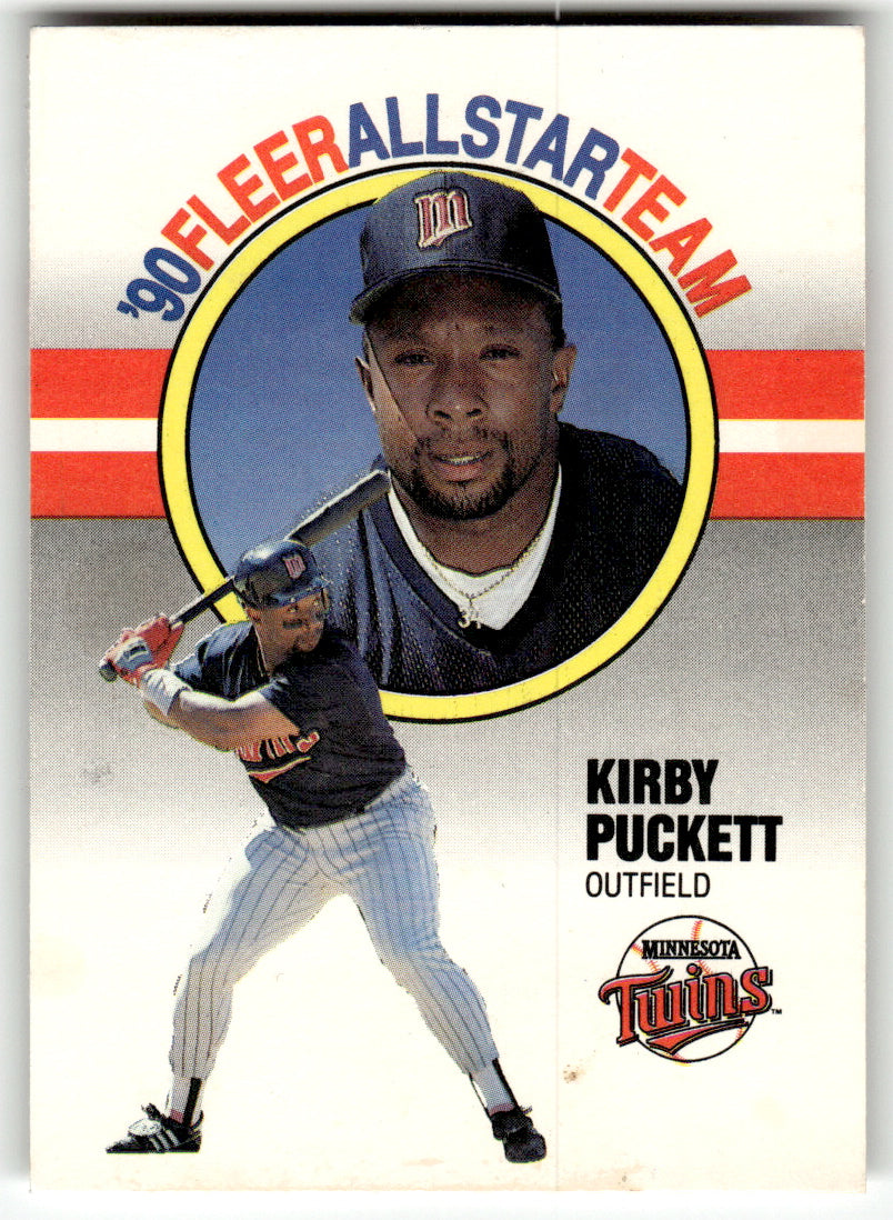 Fleer #7 Kirby Puckett Twins Near Mint or Better A1-6