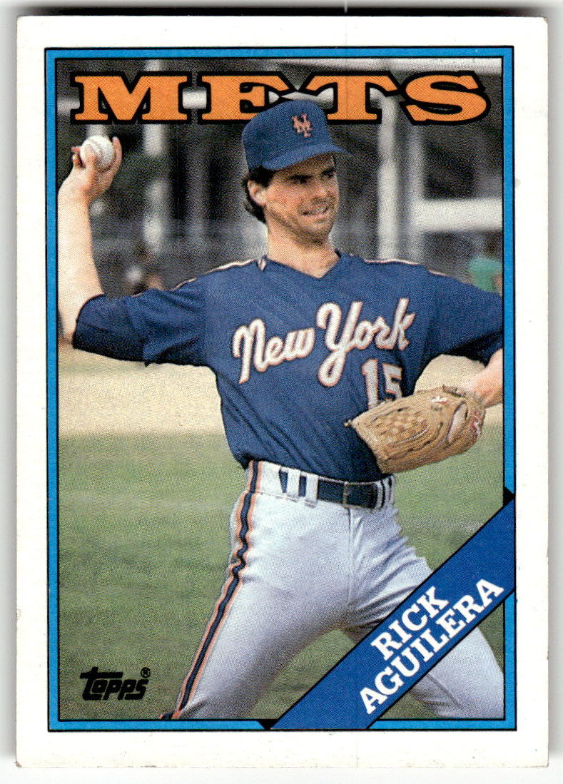 Topps #434 Rick Aguilera Mets Near Mint or Better A1-6