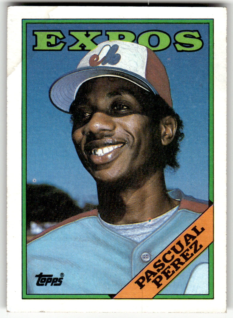 Topps #647 Pascual Perez Expos Near Mint or Better A1-6