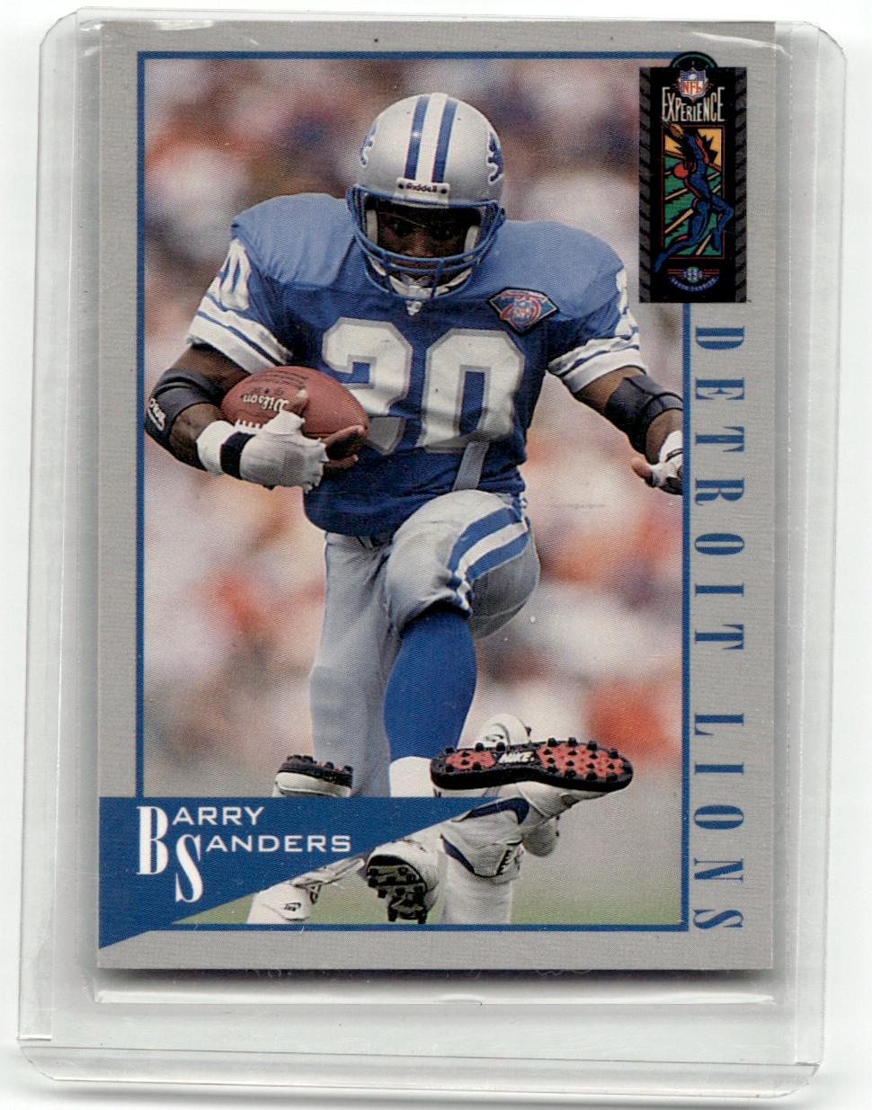 #34 Barry Sanders Lions Near Mint or Better A1-7