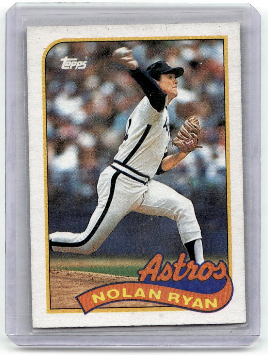 Topps #530 Nolan Ryan Astros Near Mint or Better A1-7