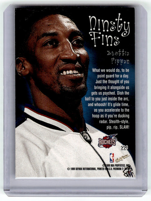 #220 Scottie Pippen Rockets Near Mint or Better A1-7