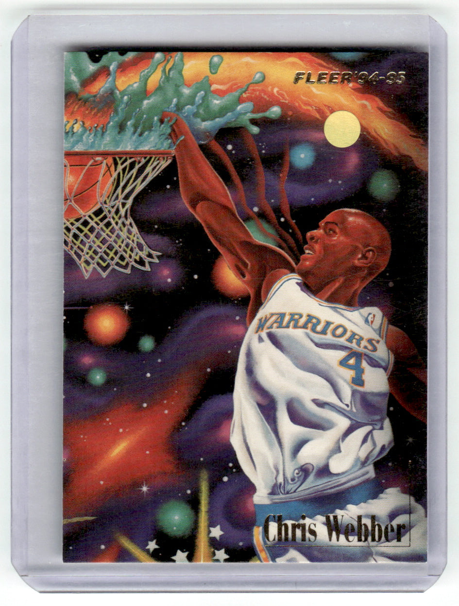 Fleer #5 Chris Webber Warriors Near Mint or Better A1-7