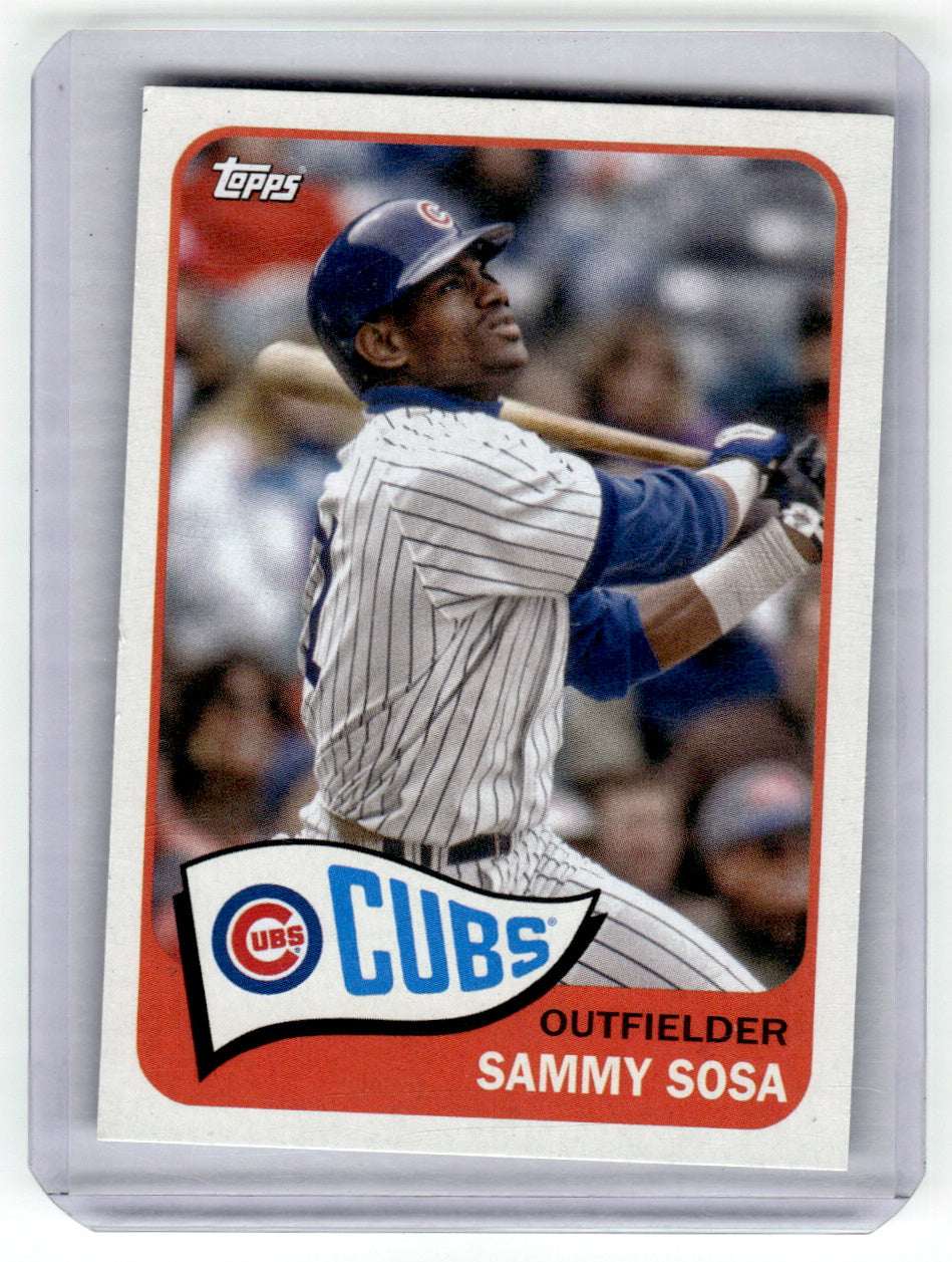 Topps #145 Sammy Sosa Cubs Near Mint or Better A1-7