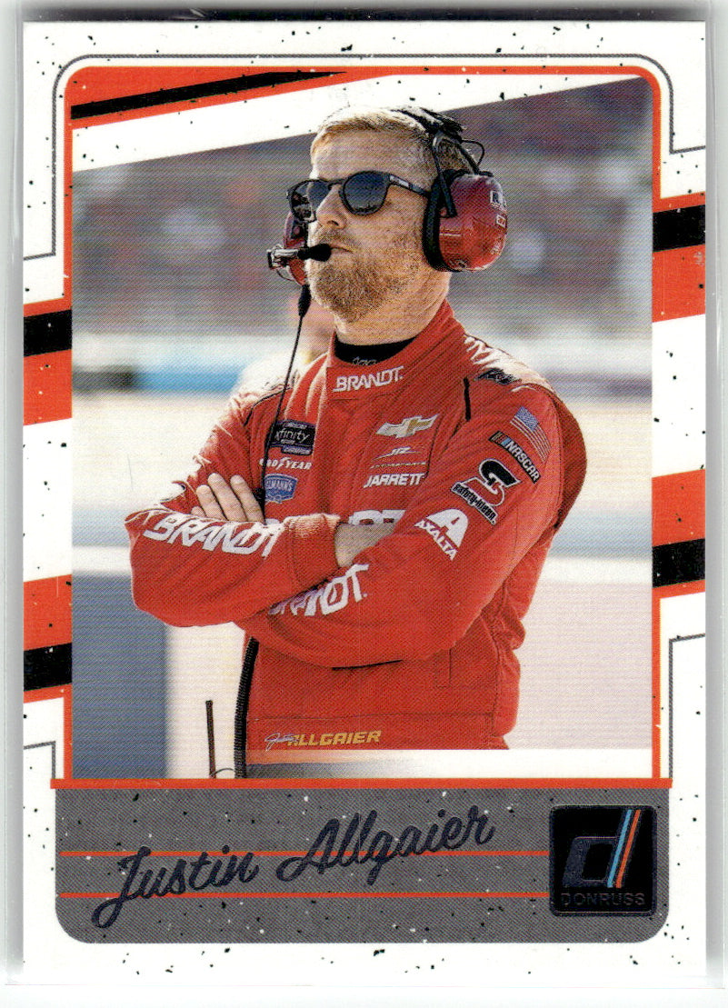 Donruss #144 Justin Allgaier JR Motorsports Near Mint or Better A1-7