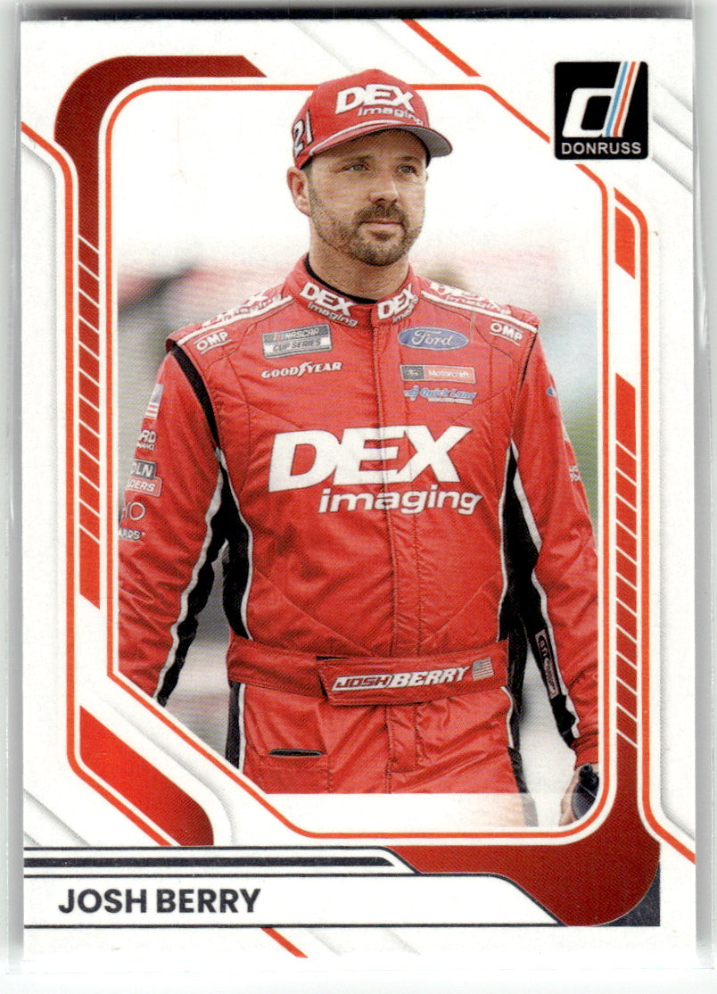 Donruss #38 Josh Berry Wood Brothers Racing Near Mint or Better A1-7