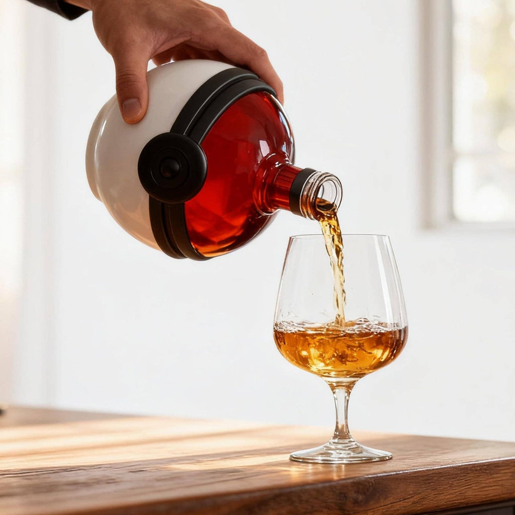 Monster Trainer Capture Sphere Whiskey, Wine Decanter Red