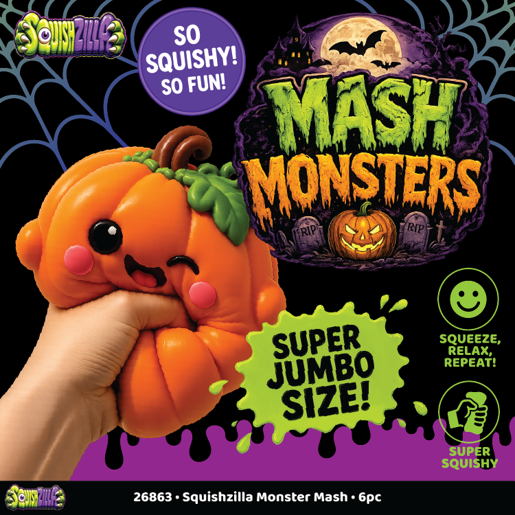 Fun Doh JUMBO Halloween Monsters Squishy Toy