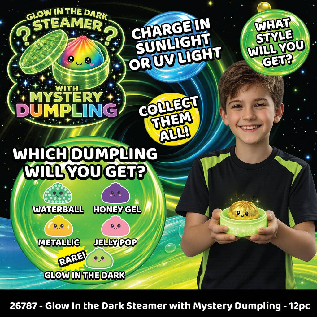 Fun Doh Glow-in-the-Dark Mystery Dumpling Squishy Toy