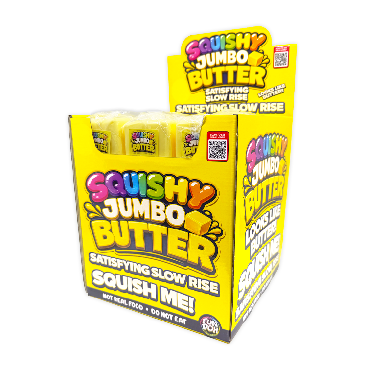 Fun Doh 10" JUMBO Butter Slow Rise Squishy Toy