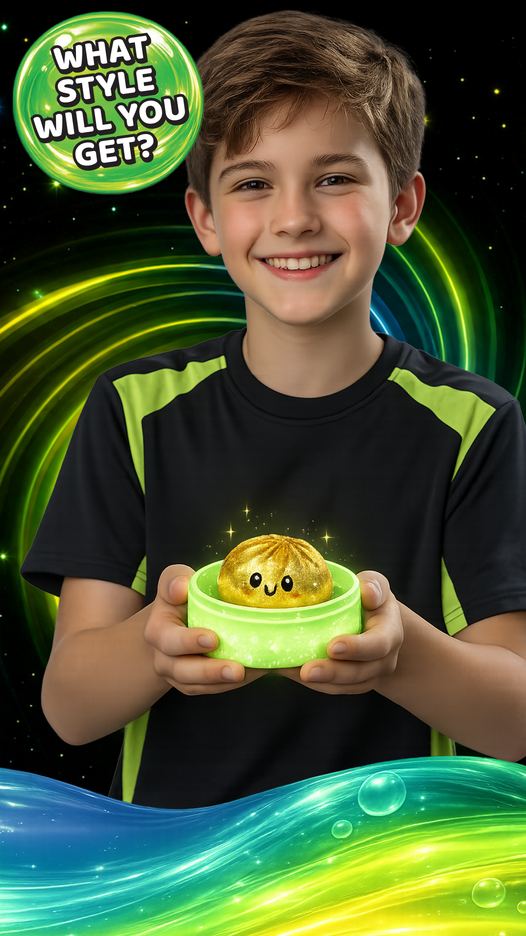 Fun Doh Glow-in-the-Dark Mystery Dumpling Squishy Toy