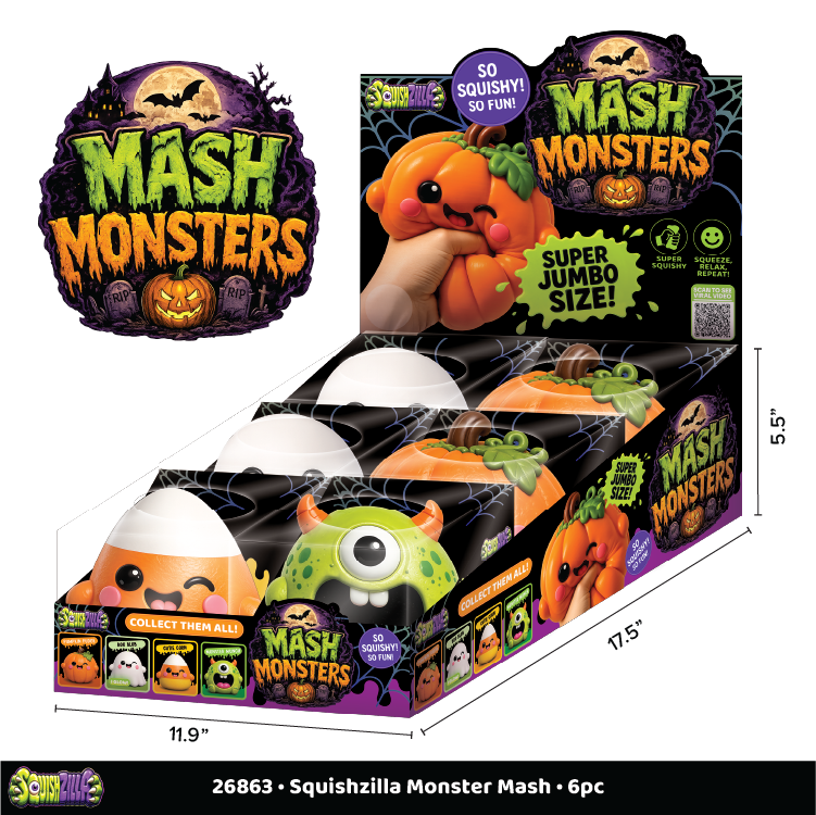 Fun Doh JUMBO Halloween Monsters Squishy Toy