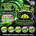 Fun Doh Glow-in-the-Dark Mystery Dumpling Squishy Toy Black