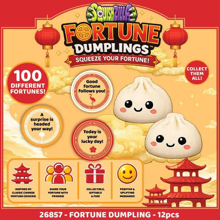 Fun Doh Mystery Fortune Cookie Squishy Dumpling