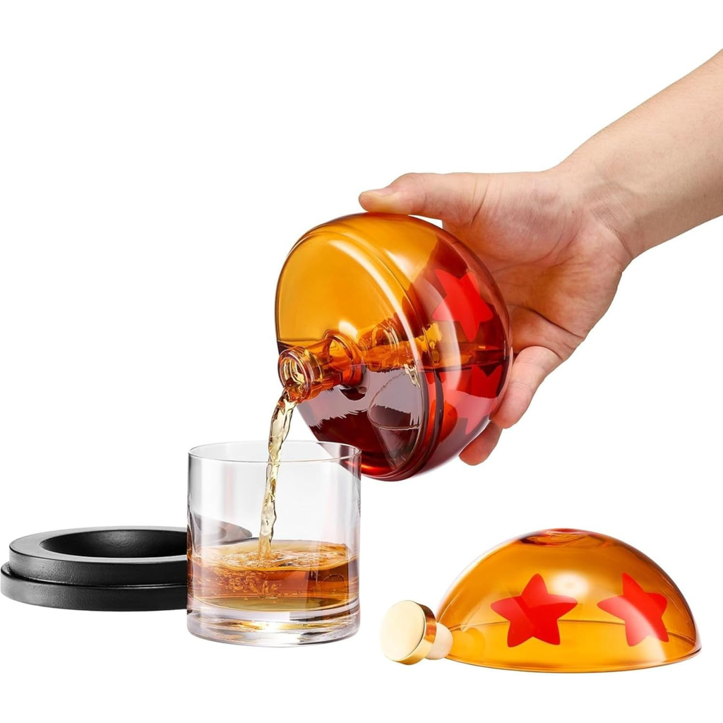 Crystal Glass Stars Balls Dragon Z Ball Decanter 750ml