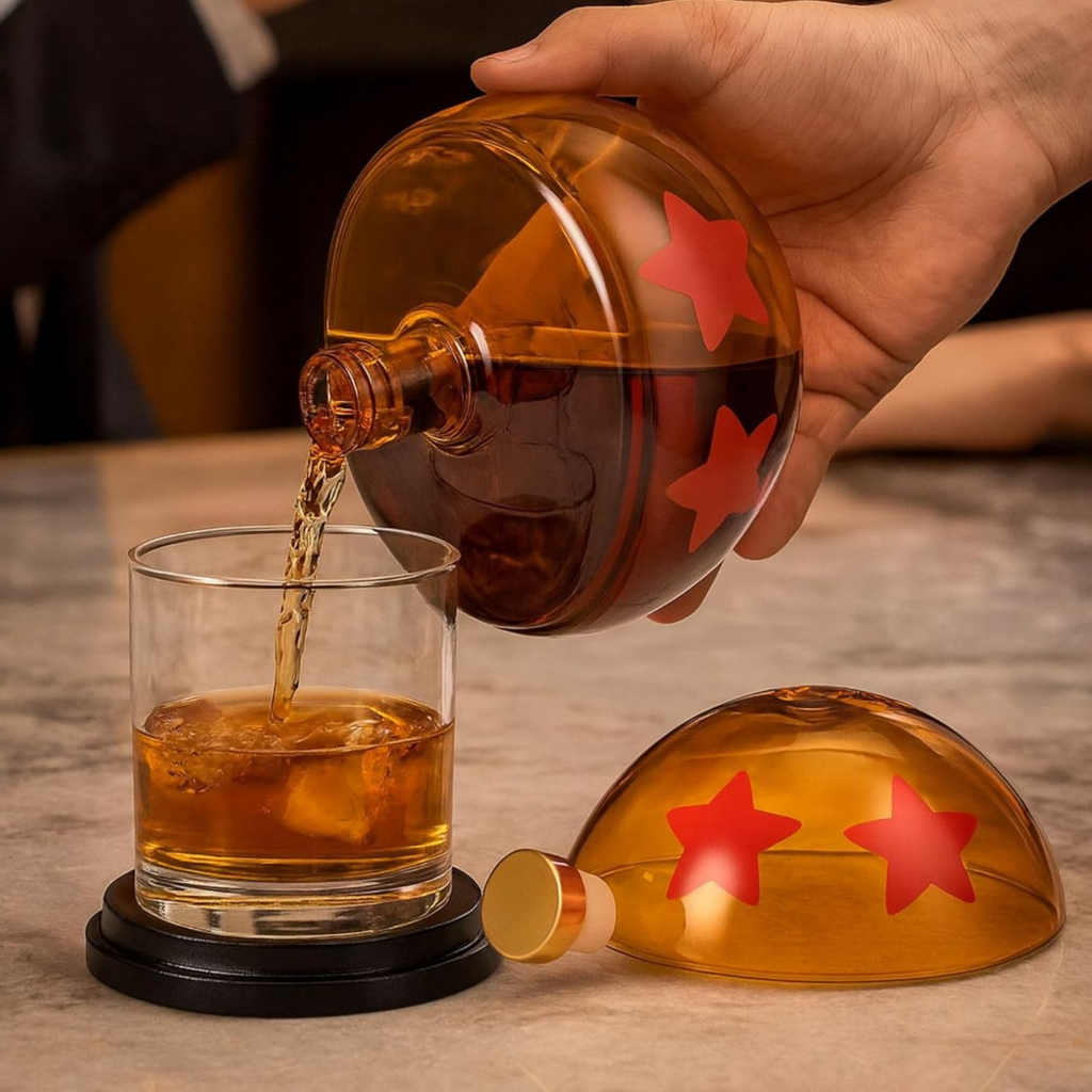 Crystal Glass Stars Balls Dragon Z Ball Decanter 750ml