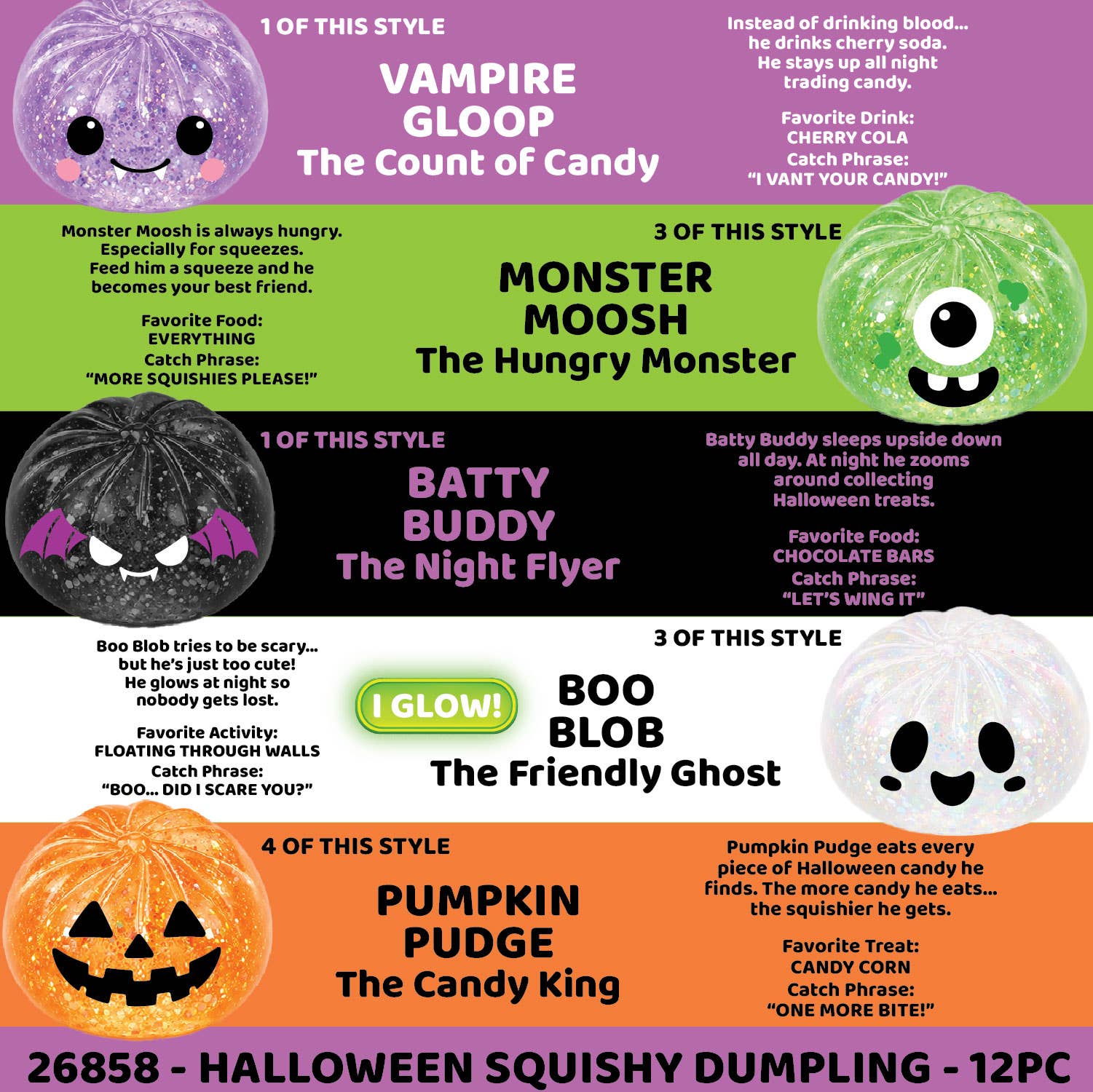 Fun Doh Halloween Mystery Dumpling Squishy