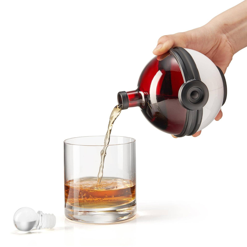 Monster Trainer Capture Sphere Whiskey, Wine Decanter Red