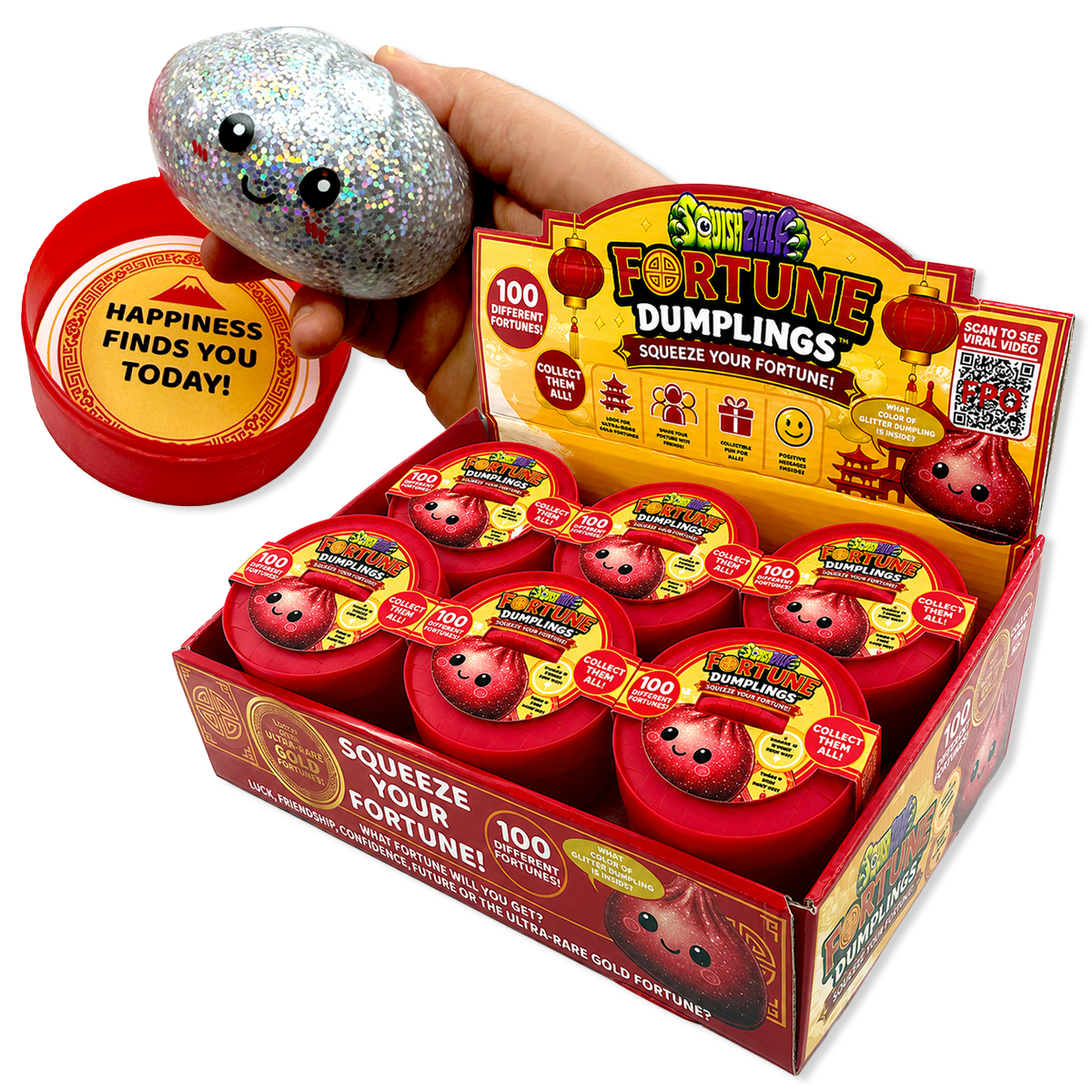 Fun Doh Mystery Fortune Cookie Squishy Dumpling