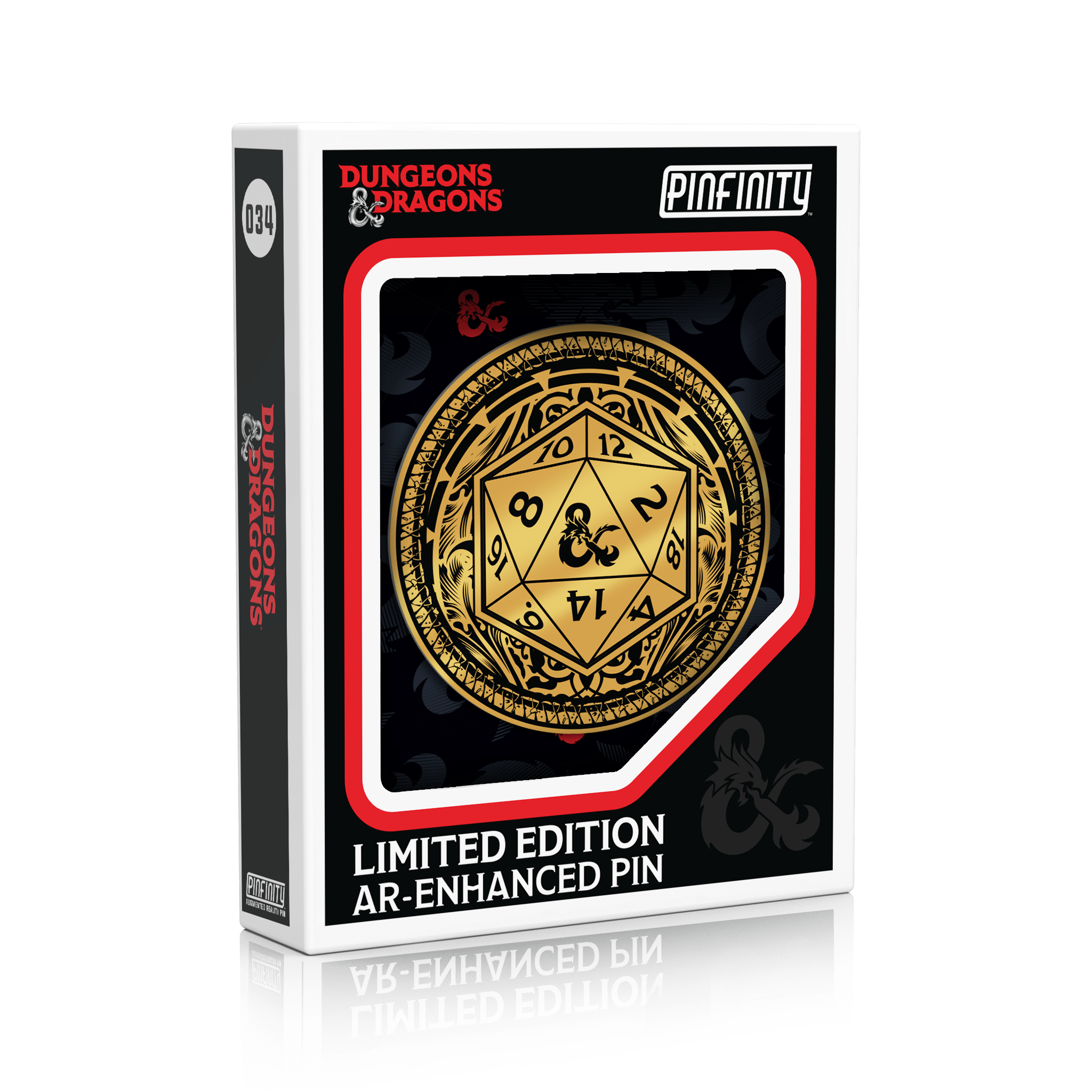 Dungeons & Dragons - Ornate Gold D20