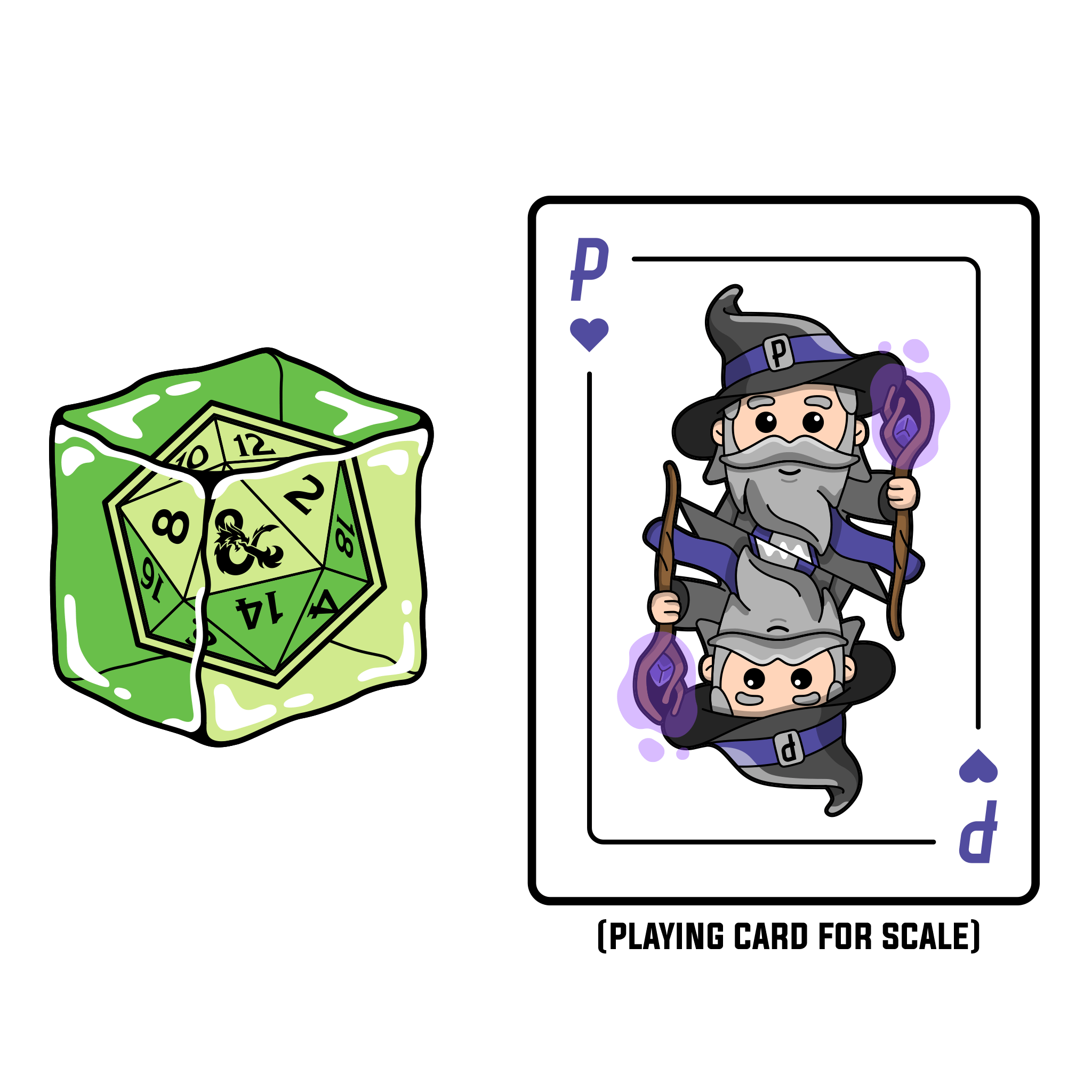 Dungeons & Dragons - Gelatinous Cube (Glow in the Dark!)