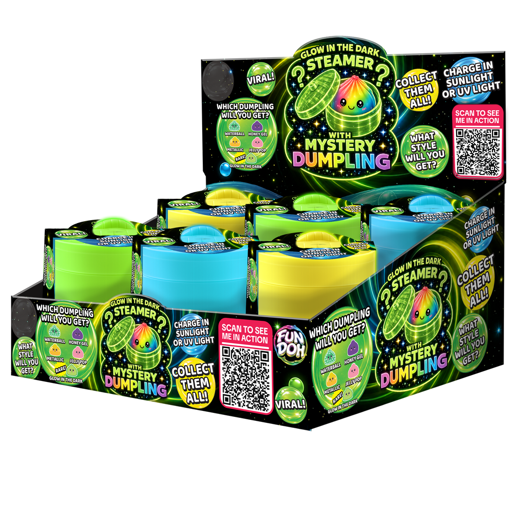 Fun Doh Glow-in-the-Dark Mystery Dumpling Squishy Toy