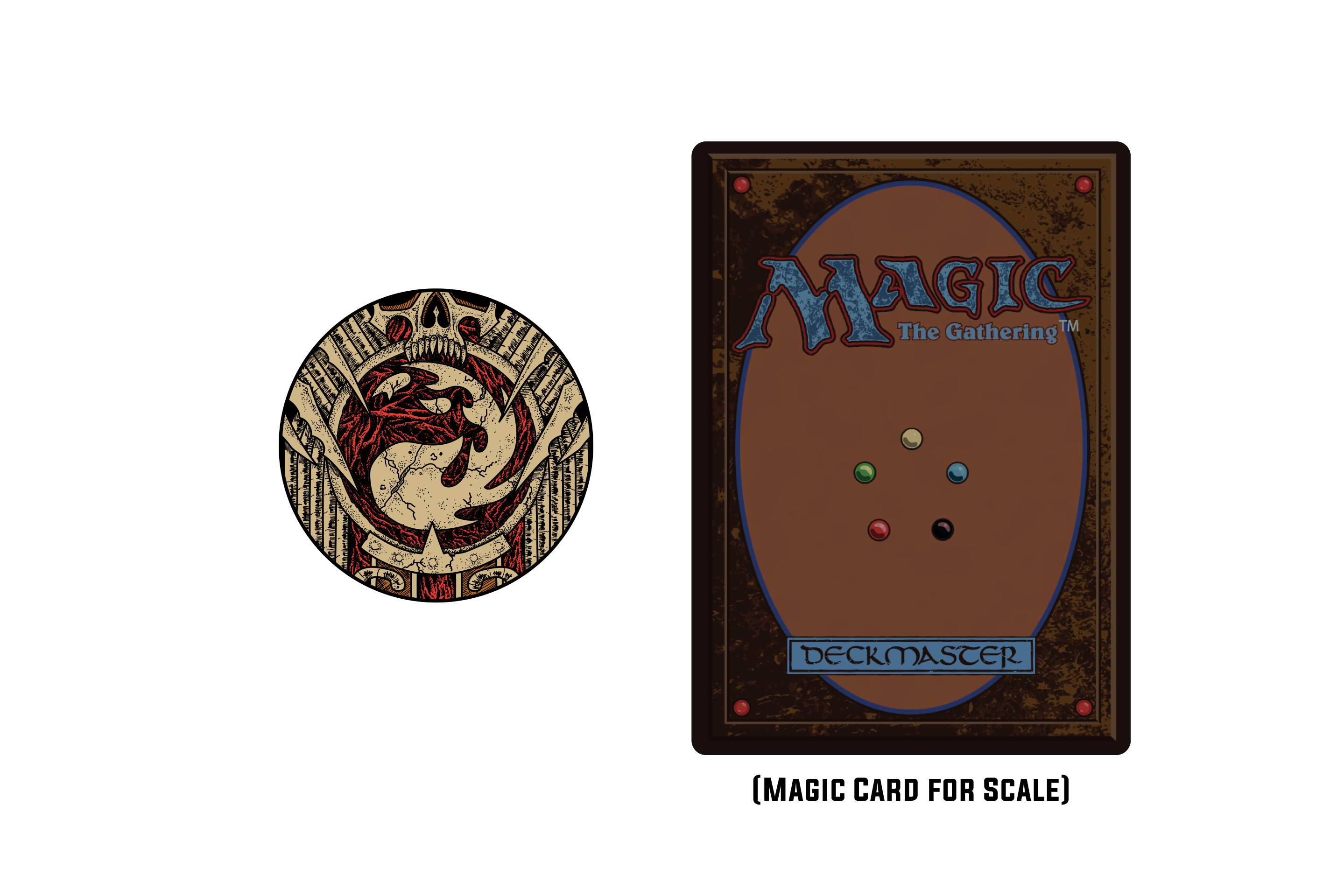 Magic: The Gathering - Infect Mountain Pin