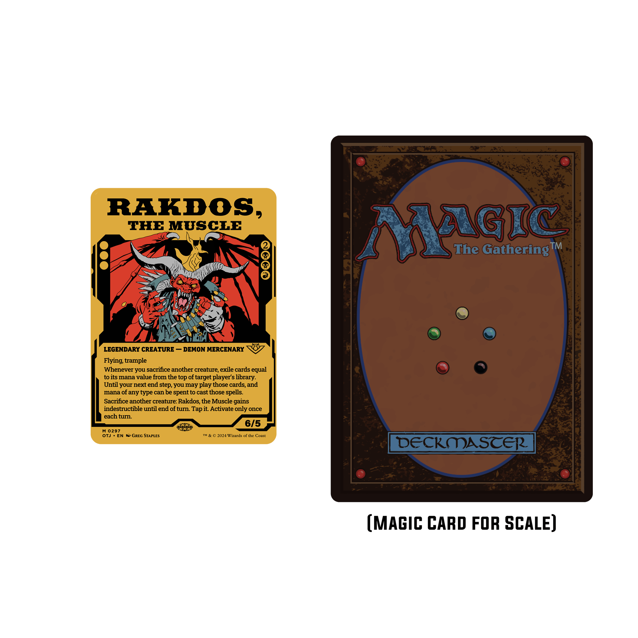 Magic: The Gathering - Rakdos, The Muscle AR Pin