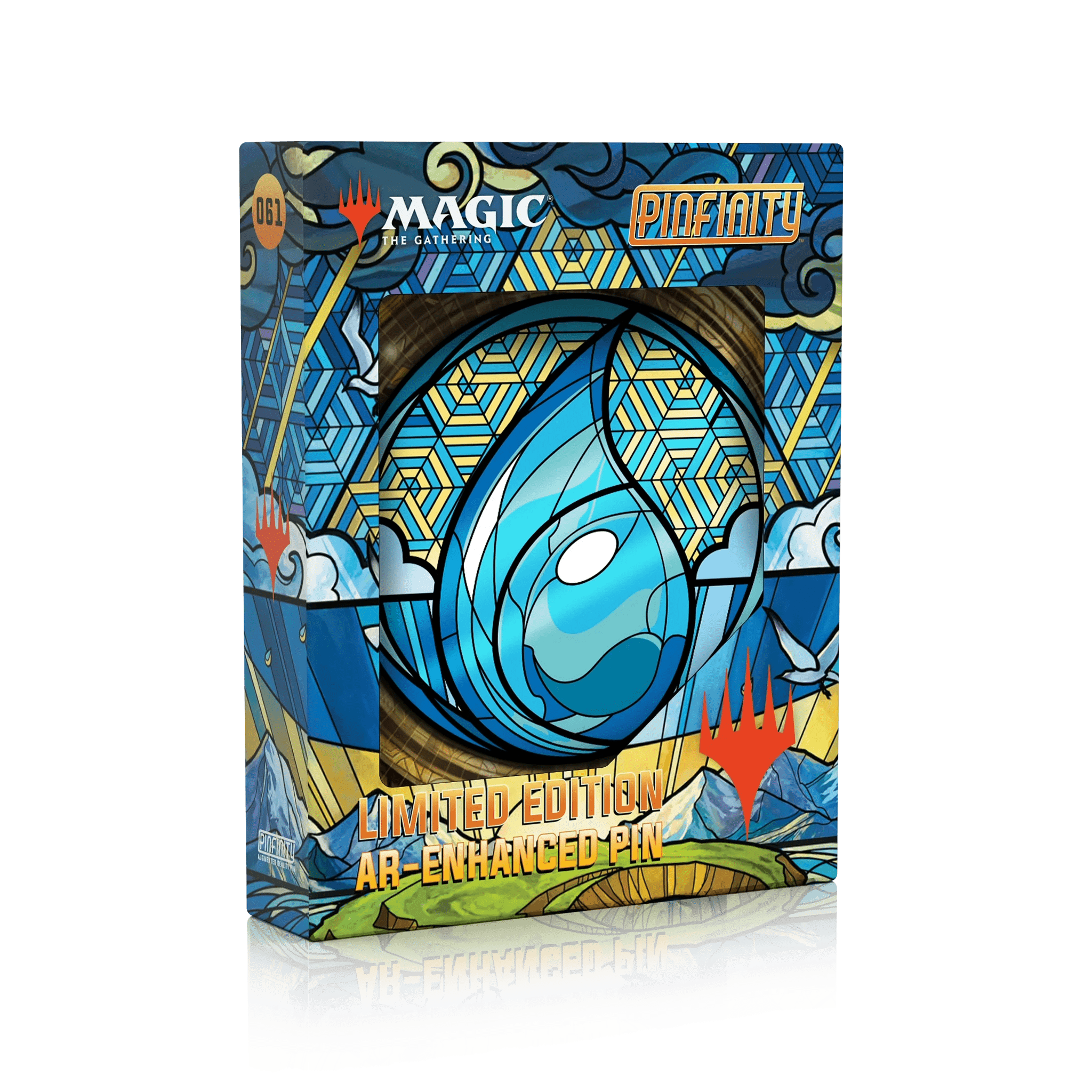 Magic: the Gathering - Stained Glass Island Pin