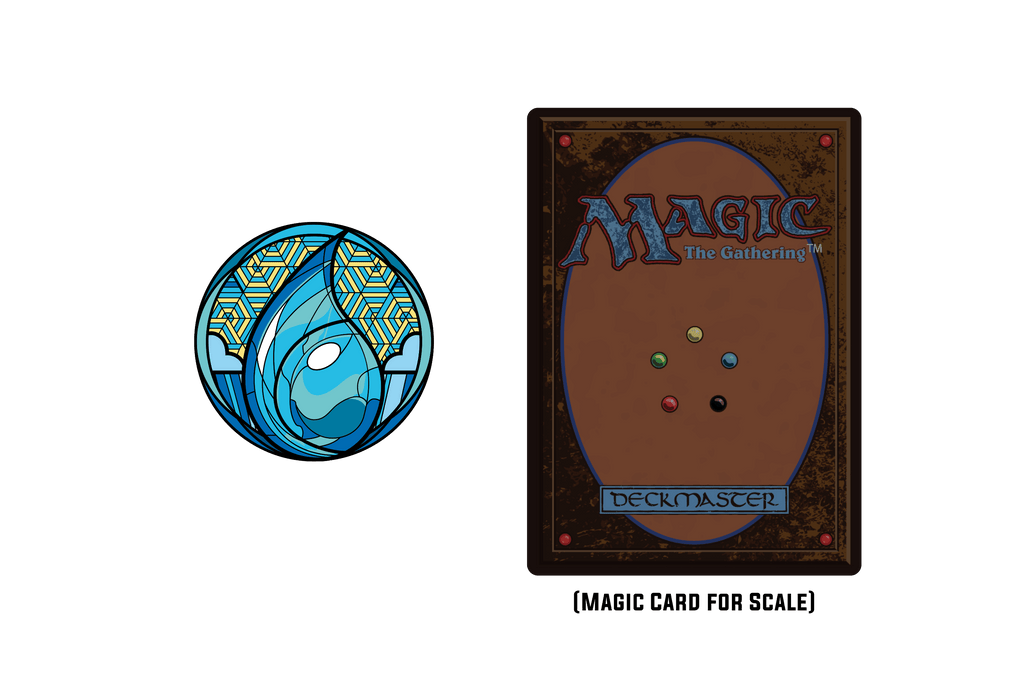 Magic: the Gathering - Stained Glass Island Pin