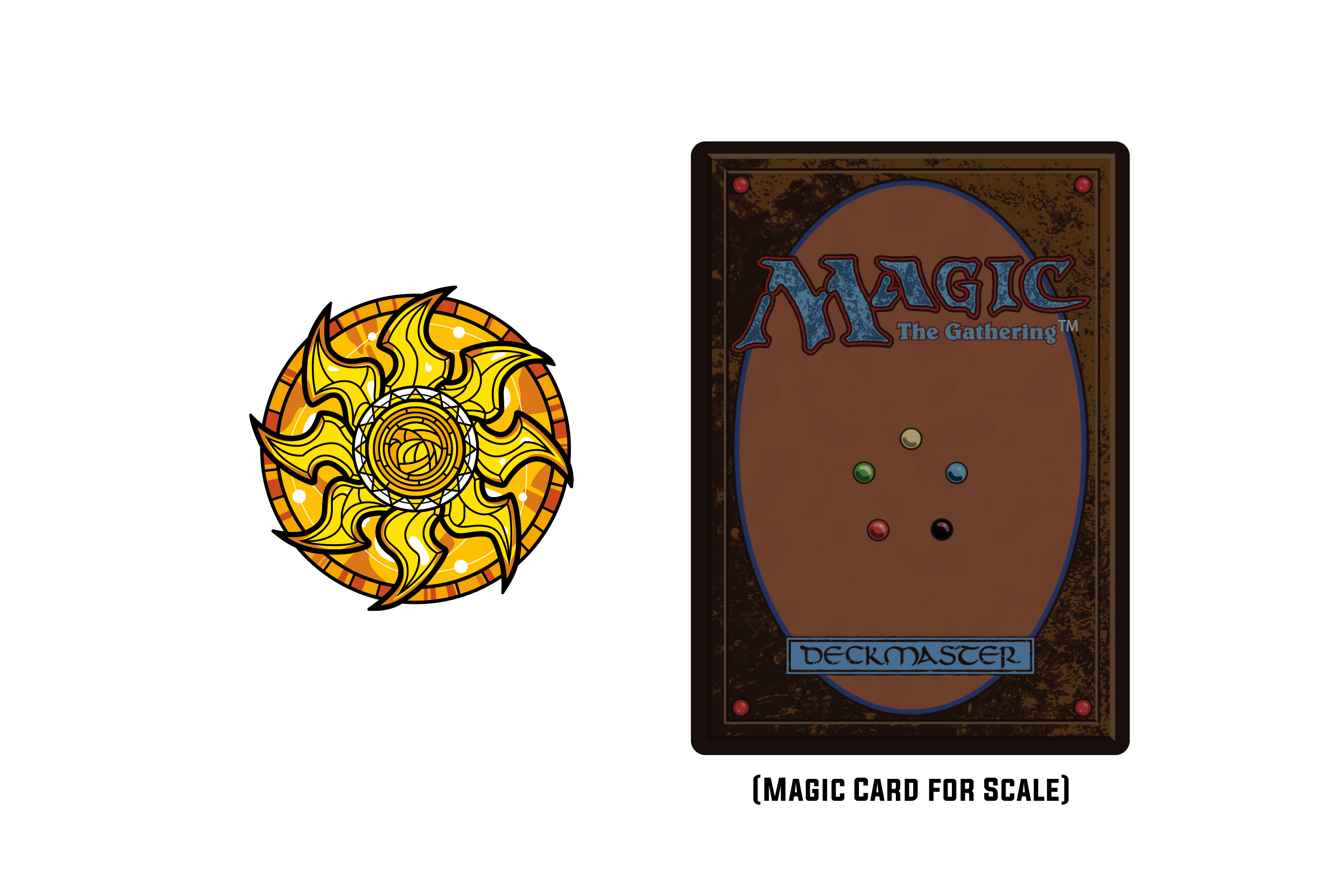 Magic: the Gathering - Stained Glass Plains Pin