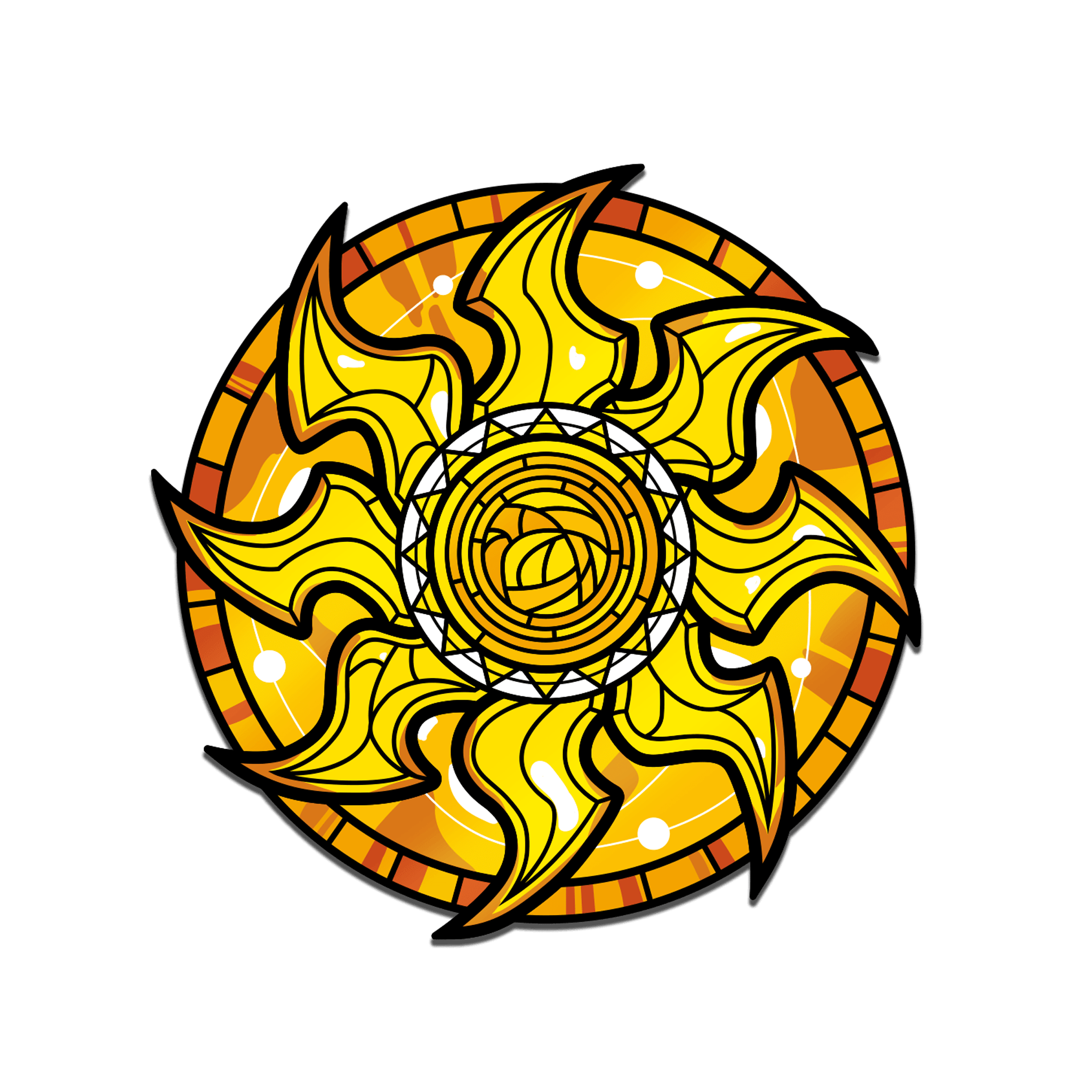 Magic: the Gathering - Stained Glass Plains Pin