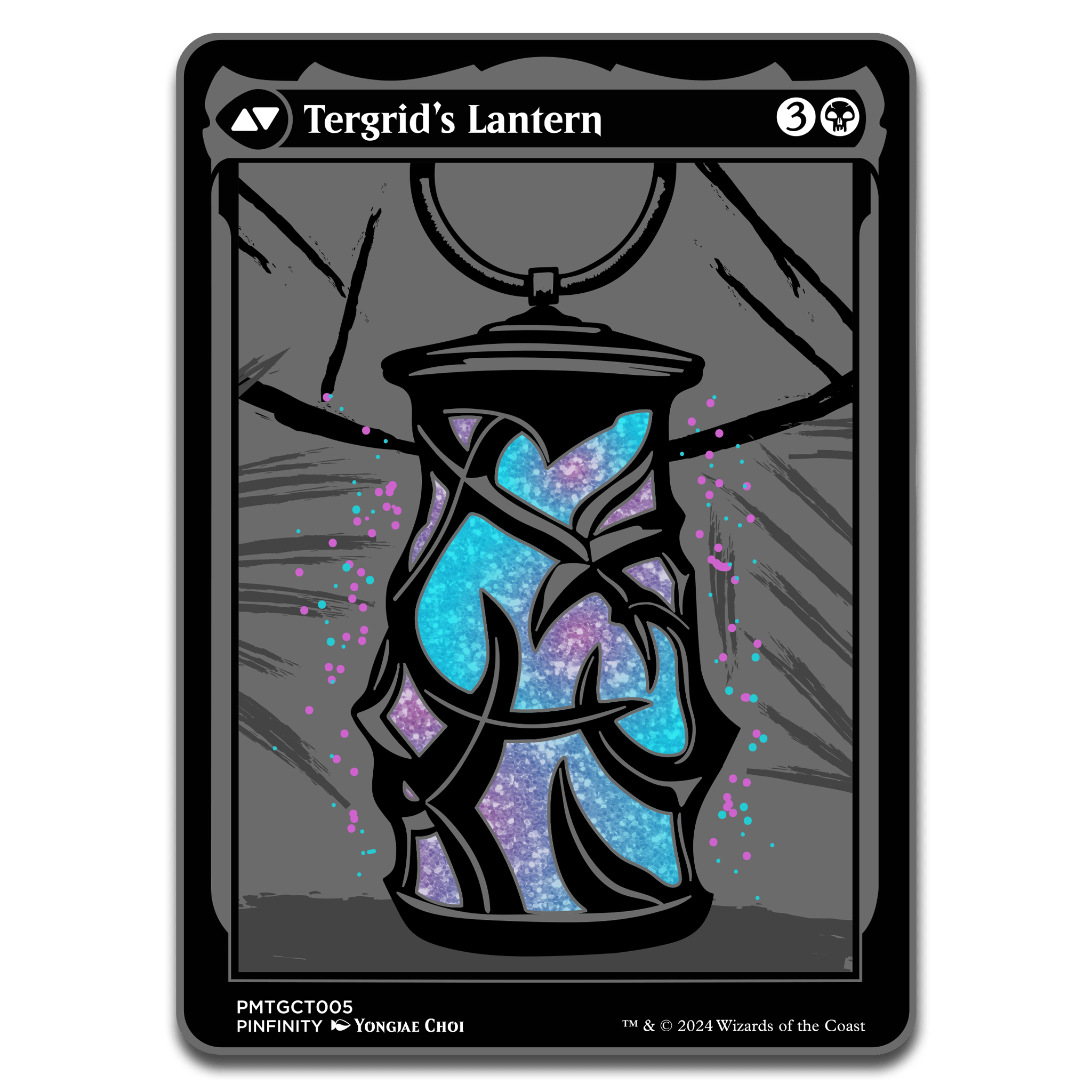 Magic: The Gathering - Tegrid God of Fright Commander Token (Double Sided)